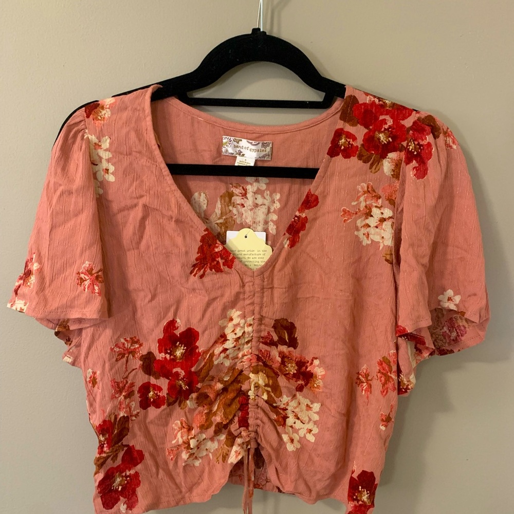 Flower short sleeve shirt